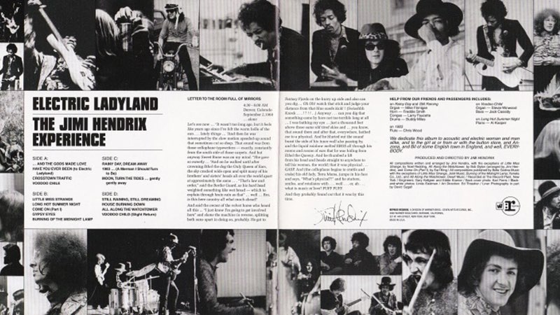 The Jimi Hendrix Experience Electric Ladyland